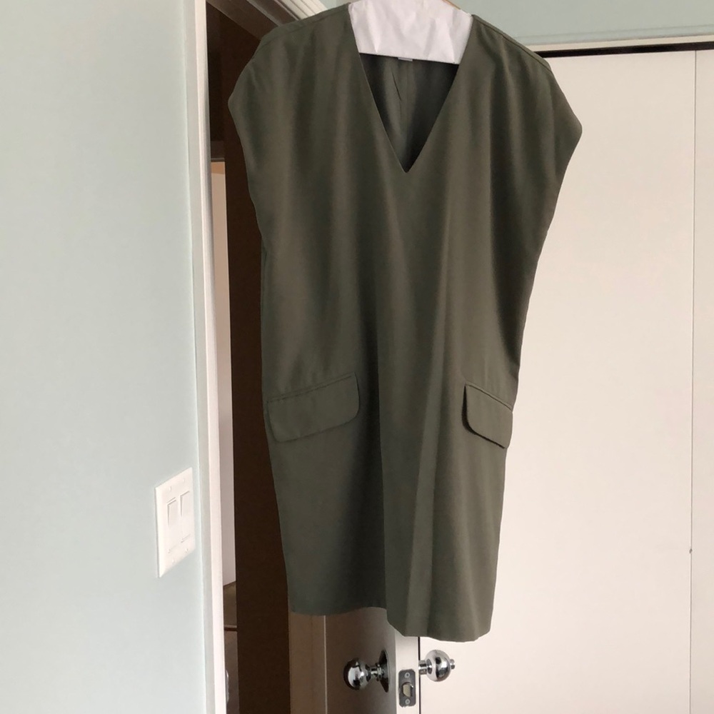 Army green dress